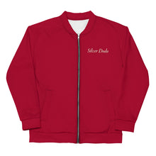 Load image into Gallery viewer, Chaqueta bomber unisex básica carmine