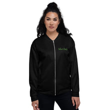 Load image into Gallery viewer, Chaqueta bomber unisex básica negra