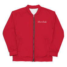 Load image into Gallery viewer, Chaqueta bomber unisex básica rojo