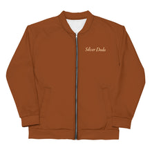Load image into Gallery viewer, Chaqueta bomber unisex básica saddle brown