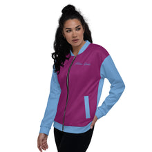 Load image into Gallery viewer, Chaqueta bomber unisex Nydia berenjena