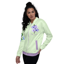 Load image into Gallery viewer, Chaqueta bomber  unisex Nydia Idara verde