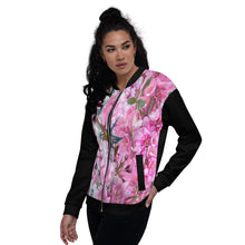Load image into Gallery viewer, Chaqueta bomber unisex Silvana negro