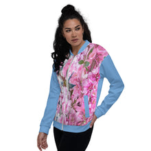 Load image into Gallery viewer, Chaqueta bomber unisex Silvana azul bebé