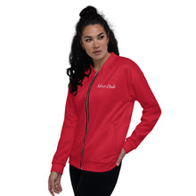 Load image into Gallery viewer, Chaqueta bomber unisex básica rojo