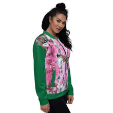 Load image into Gallery viewer, Chaqueta bomber unisex Silvana verde
