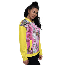 Load image into Gallery viewer, Chaqueta bomber unisex Silvana amarilla