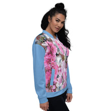 Load image into Gallery viewer, Chaqueta bomber unisex Silvana azul bebé