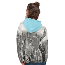 Load image into Gallery viewer, Sudadera unisex  Kaia con capucha azul