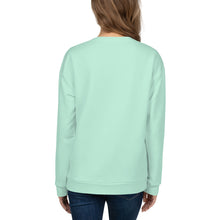 Load image into Gallery viewer, Sudadera unisex Amarilis Labios azul aire