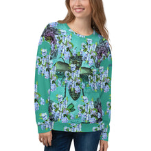 Load image into Gallery viewer, Sudadera unisex  Xenia Escarabajo verde niágara