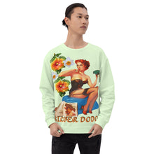 Load image into Gallery viewer, Sudadera unisex Magnolia verde panache