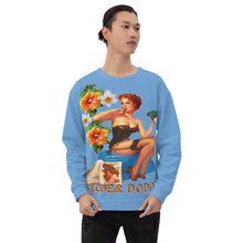 Load image into Gallery viewer, Sudadera unisex Magnolia azul bebé