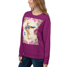 Load image into Gallery viewer, Sudadera unisex Norma berenjena