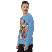 Load image into Gallery viewer, Sudadera unisex Magnolia azul bebé