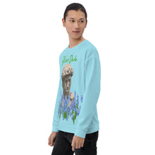 Load image into Gallery viewer, Sudadera unisex Febe azul celeste
