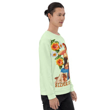 Load image into Gallery viewer, Sudadera unisex Magnolia verde panache