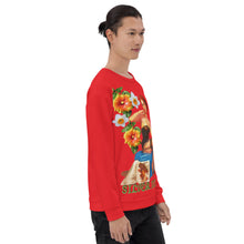 Load image into Gallery viewer, Sudadera unisex Magnolia rojo alizarina