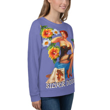 Load image into Gallery viewer, Sudadera unisex Magnolia azul chetwode