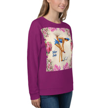 Load image into Gallery viewer, Sudadera unisex Norma berenjena