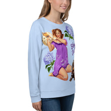Load image into Gallery viewer, Sudadera unisex Ona azul hawkes