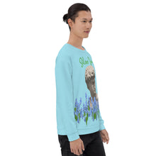 Load image into Gallery viewer, Sudadera unisex Febe azul celeste