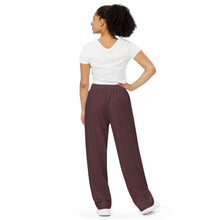 Load image into Gallery viewer, Pantalón ancho  unisex vino
