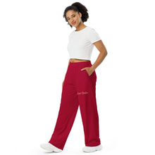 Load image into Gallery viewer, Pantalón ancho unisex carmine