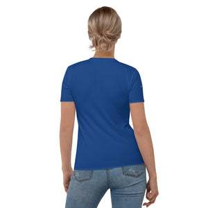 Camiseta para mujer Fiesta azul