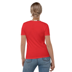Camiseta para mujer  Verena rojo