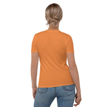 Load image into Gallery viewer, Camiseta para mujer Vuelo naranja flamenco