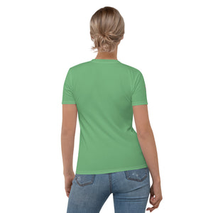 Camiseta para mujer Penélope Idara verde caqui