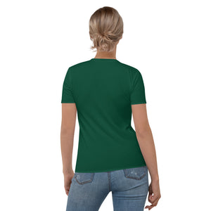 Camiseta para mujer Natalia Idara verde británico