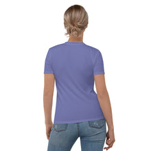 Load image into Gallery viewer, Camiseta para mujer Atria Idara azul chetdowe