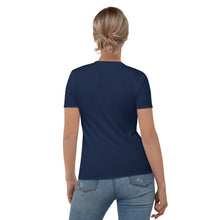 Load image into Gallery viewer, Camiseta para mujer básica azul marino
