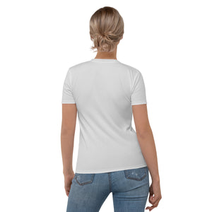 Camiseta para mujer básica gris susurro