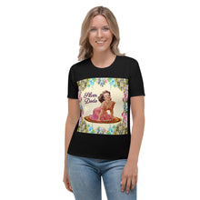 Load image into Gallery viewer, Camiseta para mujer Elsa negro Perfecto