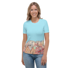 Load image into Gallery viewer, Camiseta para mujer Albane azul