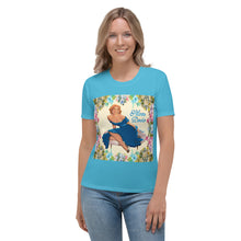 Load image into Gallery viewer, Camiseta para mujer Aina azul capri
