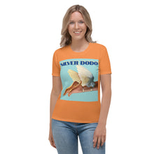Load image into Gallery viewer, Camiseta para mujer Vuelo naranja flamenco