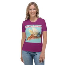 Load image into Gallery viewer, Camiseta para mujer Vuelo berenjena