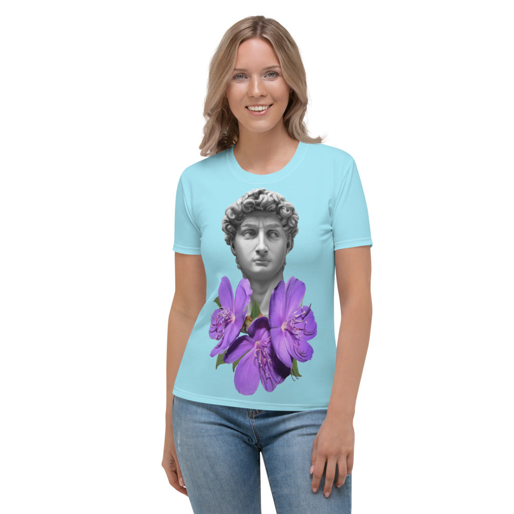 Camiseta para mujer Polenze azul celeste