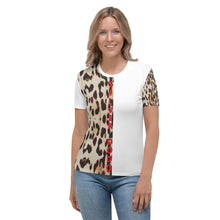 Load image into Gallery viewer, Camiseta para mujer semi-print
