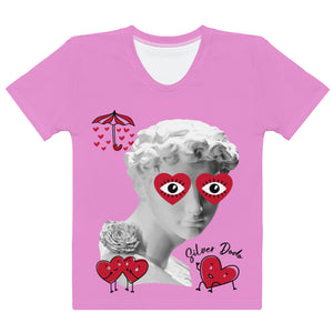 Camiseta para mujer Arlene rosa chicle