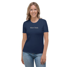 Load image into Gallery viewer, Camiseta para mujer básica azul marino