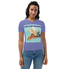 Load image into Gallery viewer, Camiseta para mujer Vuelo azul chetdowe
