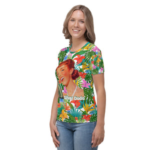 Camiseta para mujer Valeria tropical