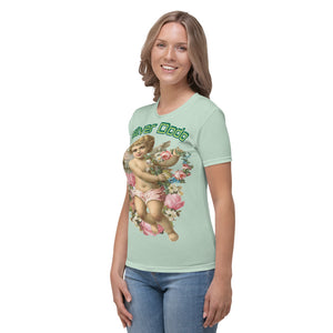 Camiseta para mujer Euforia verde Celestial