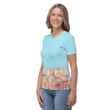 Load image into Gallery viewer, Camiseta para mujer Albane azul
