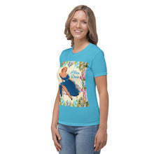 Load image into Gallery viewer, Camiseta para mujer Aina azul capri